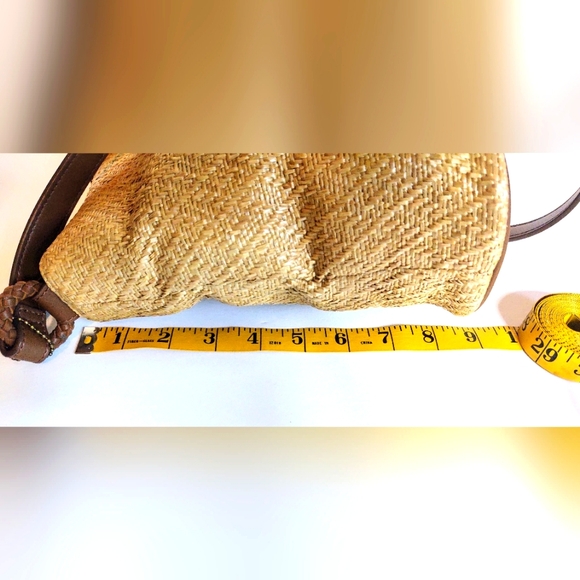 Vtg Relic by Fossil Woven Shoulder Purse - Picture 4 of 14